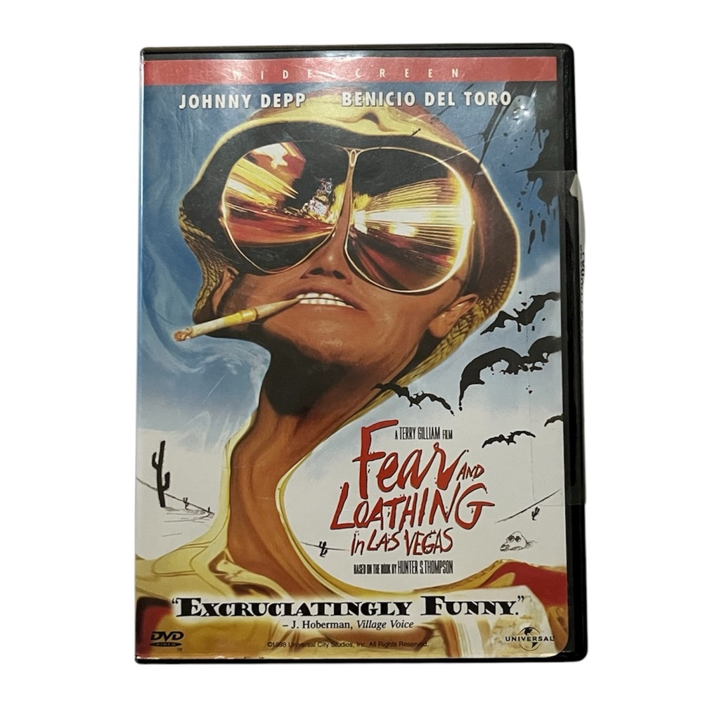 👻4/$20 Fear and Loathing in Las Vegas DVD Johnny Depp Movie